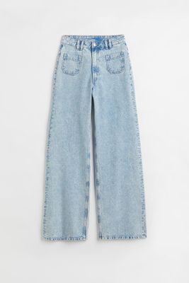 Wide High Jeans
