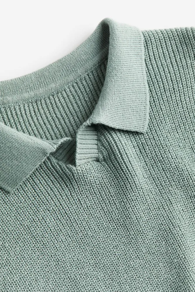 Fine Gauge V-Neck Sweater with Elbow Patches