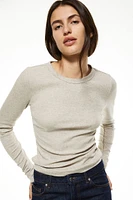 Ribbed Modal-blend Top