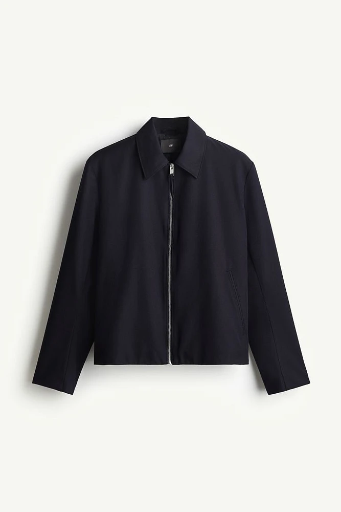 Regular Fit Short Twill Jacket