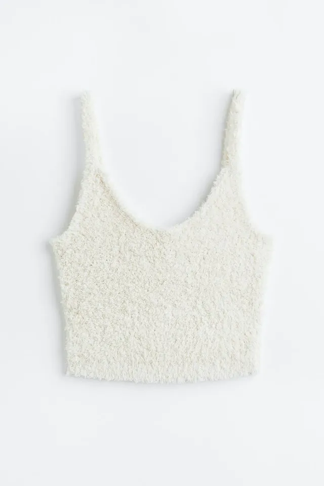 H&M Fluffy Crop Top