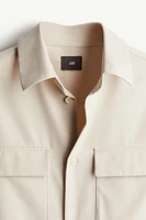 Regular Fit Twill Overshirt