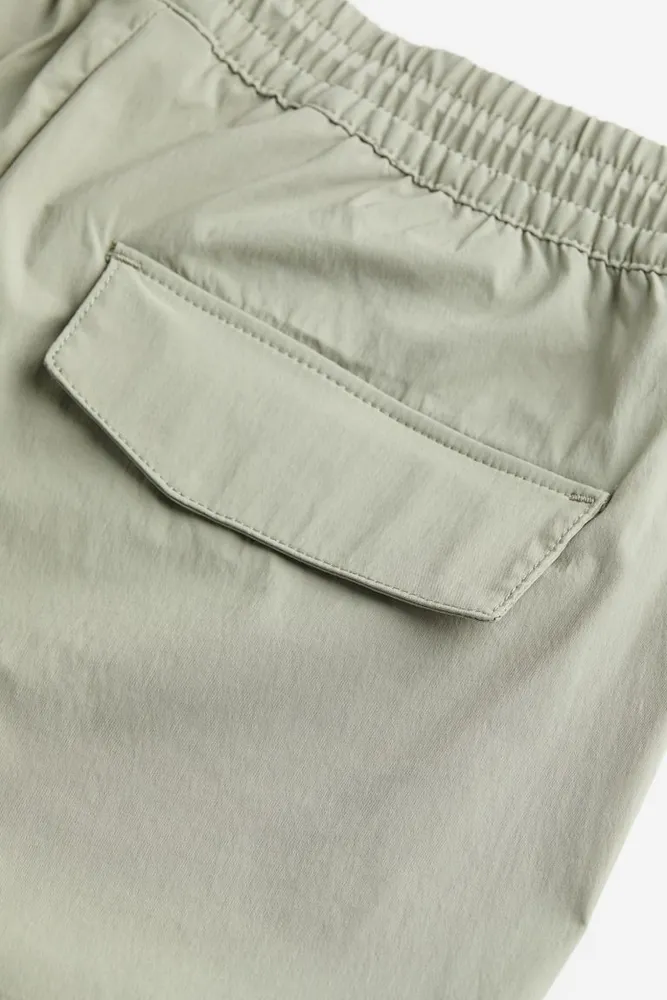 Relaxed Fit Nylon Cargo Pants
