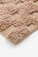 Tufted-pattern Wool-blend Rug