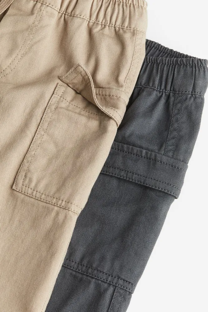 H&M 2-pack Fully Lined Cargo Pants