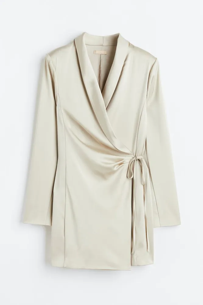 Satin Jacket Dress