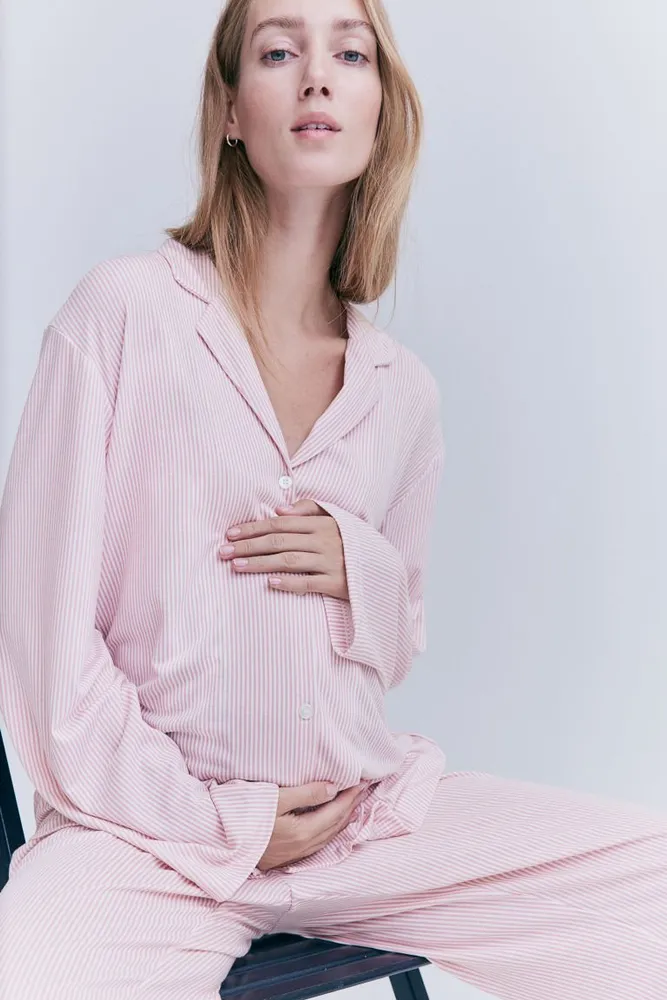 MAMA Before & After Maternity/nursing Pajamas