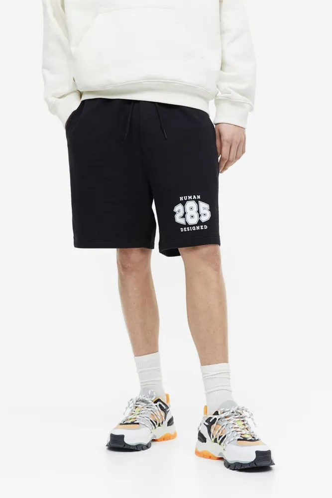 Relaxed Fit Printed Sweatshorts