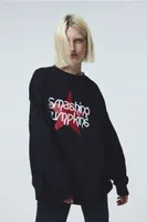 Oversized Printed Sweatshirt