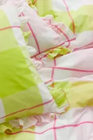 Washed Cotton King/Queen Duvet Cover Set