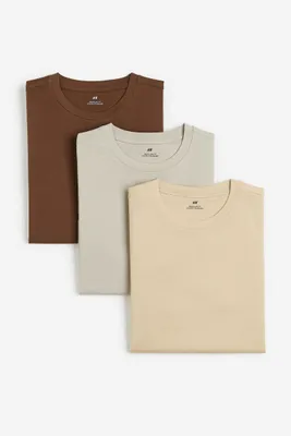 3-pack Regular Fit Crew-neck T-shirts