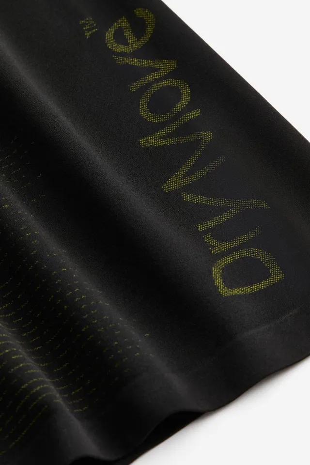 H&M DryMove™ Seamless Long-sleeved Sports Shirt