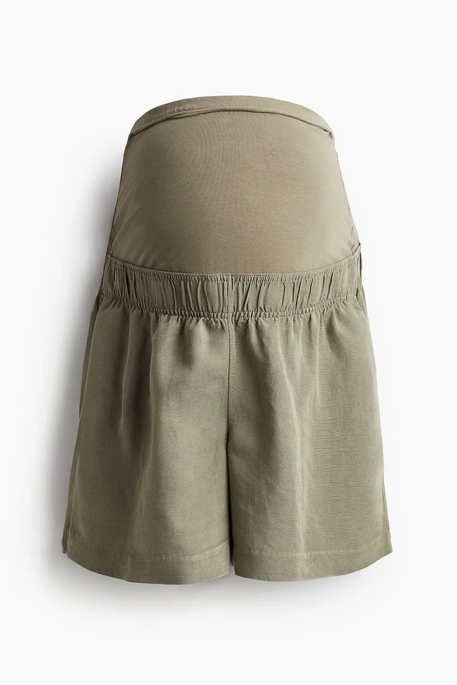 MAMA Linen-blend Shorts