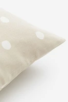 Dotted Cotton Cushion Cover