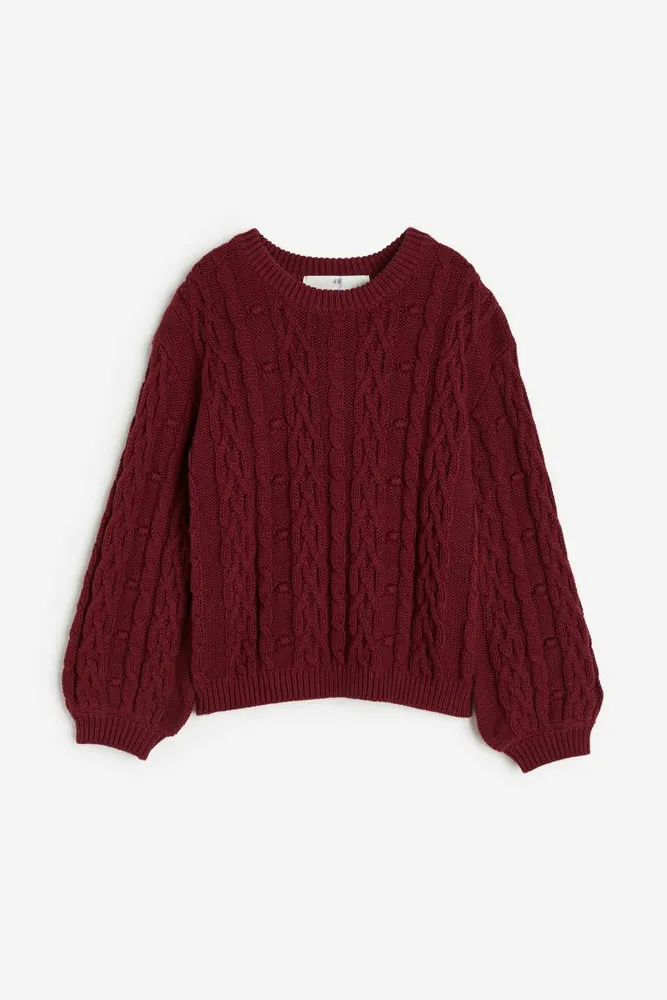 Cable-knit Sweater