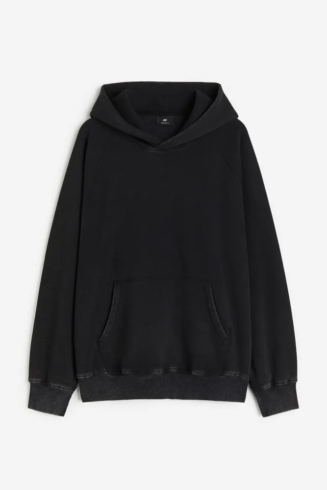 Oversized Fit Washed-look Hoodie