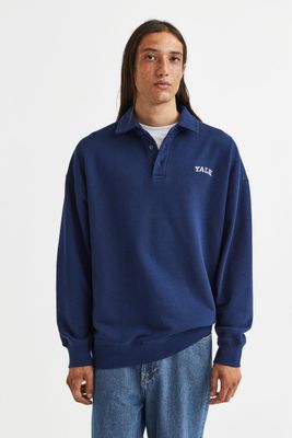 Oversized Fit Polo Shirt
