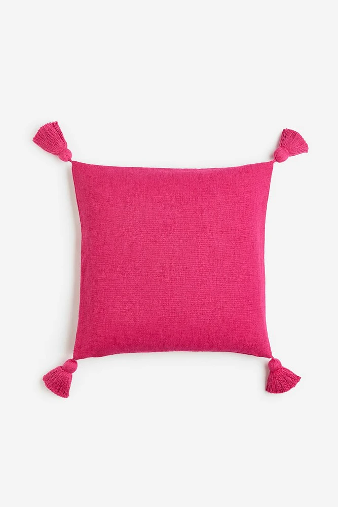 Tasseled Cushion Cover