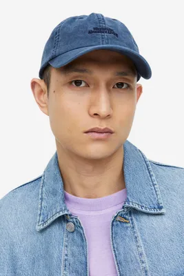 Cotton Cap with Embroidery