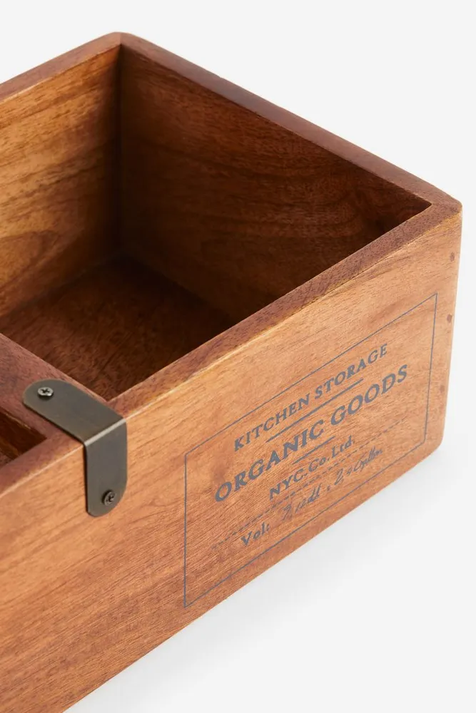Caja de almacenaje de madera