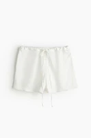 Silk-blend Satin Shorts