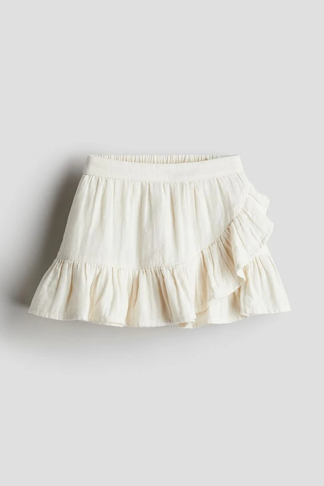 Ruffle-trimmed Skirt