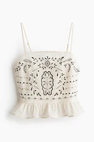 Embroidered Camisole Top