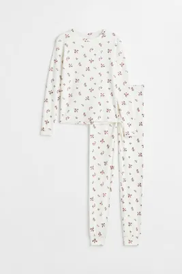 Ribbed Cotton Pajamas