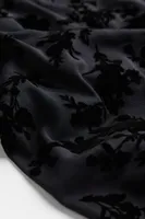 Jacquard-mesh Slip Dress
