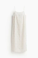 Sheer Embellished Slip Dress