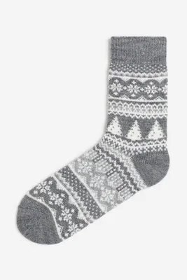 Wool-blend Socks