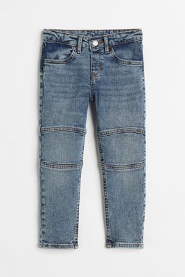 Slim Fit Jeans with Reinforced Knees