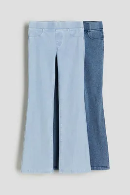 2-pack Flared Jersey Pants