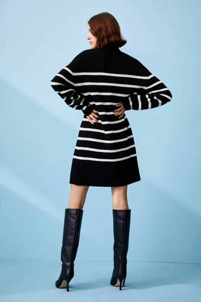 Rib-knit Dress