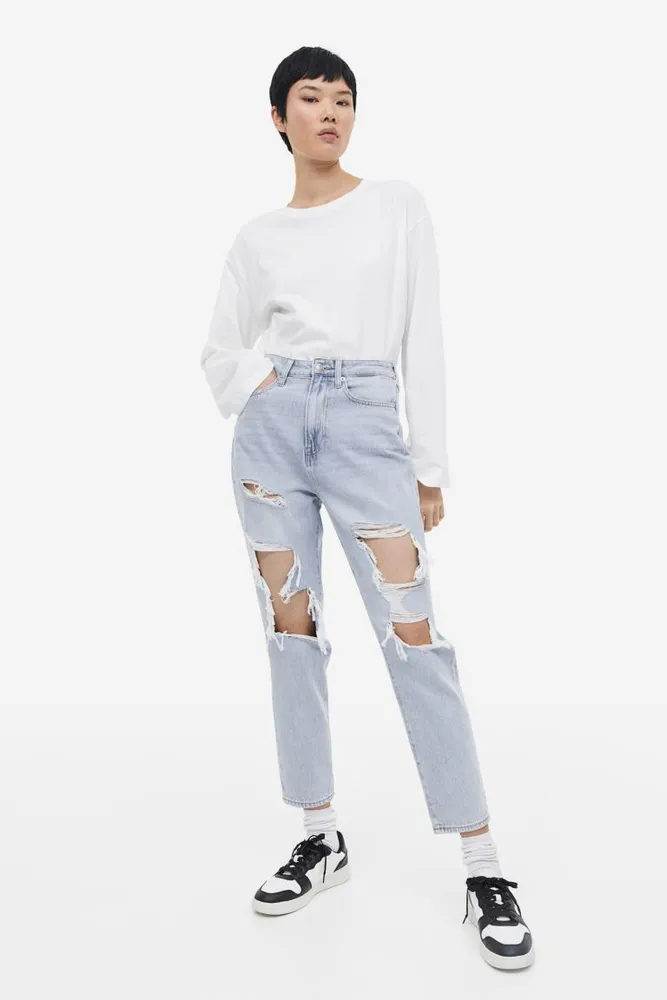 H&M Mom Comfort Ultra High Ankle Jeans