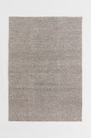 Tapis texturé en laine mélangée