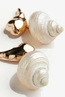 Seashell-pendant Earrings