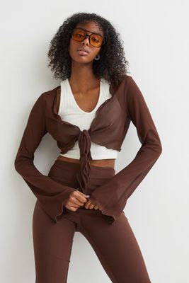 Top aérien avec base nouée
