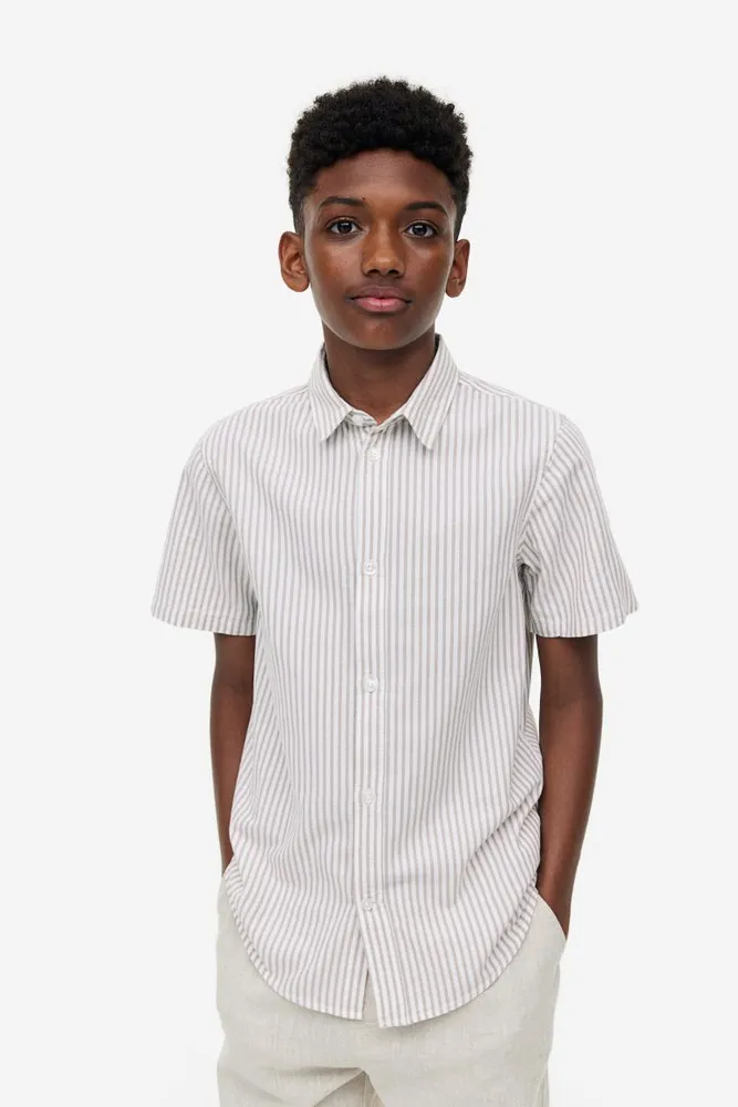 h&m short sleeve blouse