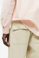 Relaxed Fit Linen-blend Pants