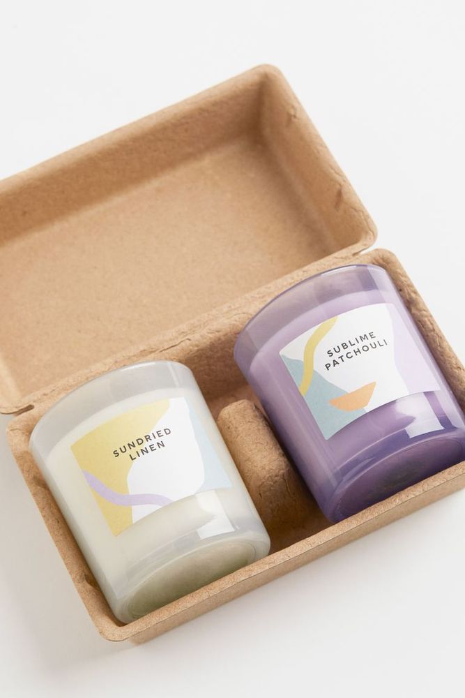 Boxed 2-pack Scented Candles