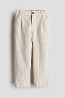 Linen-blend Pants