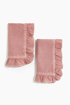 2-pack Ruffle-trimmed Napkins