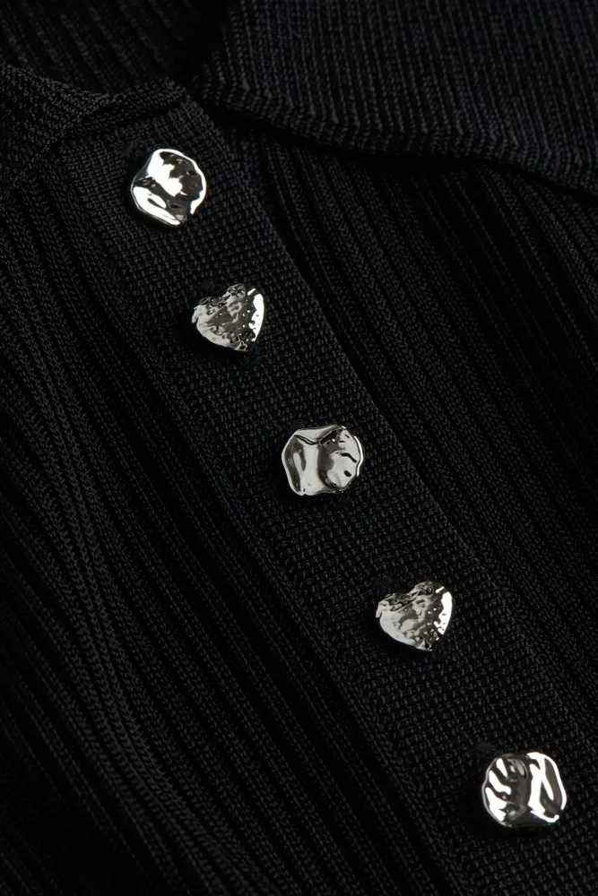 Button-detail Sweater