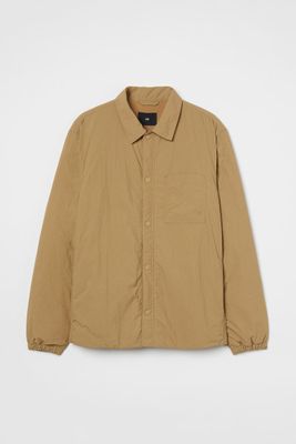 Fleece-lined Shirt Jacket