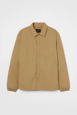 Fleece-lined Shirt Jacket