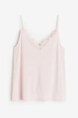 Lace-trimmed Camisole Top