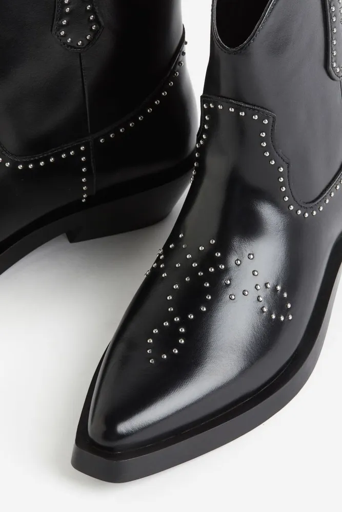Studded Cowboy Boots
