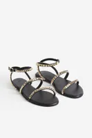 Studded Leather Sandals