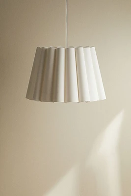 Pleated Cotton Lampshade